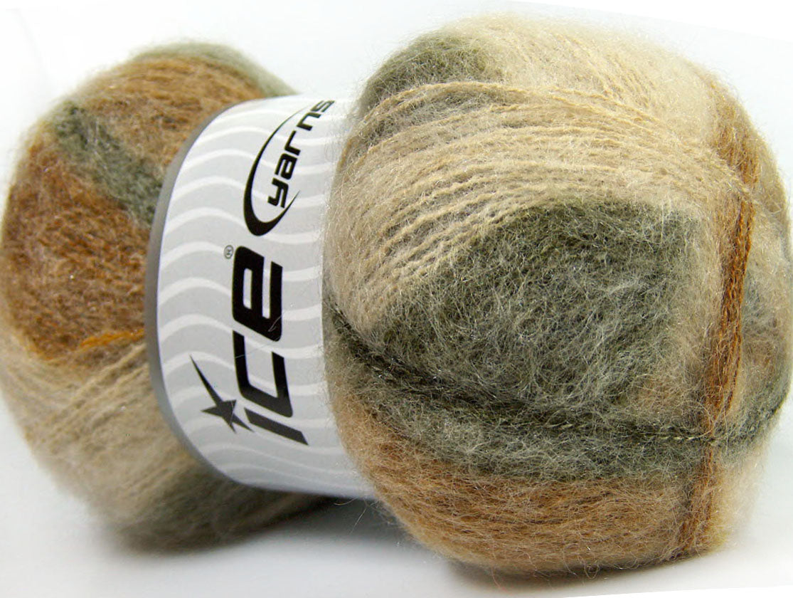 Bermuda Mohair Green Shades, Cream Sku:fnt2-35065