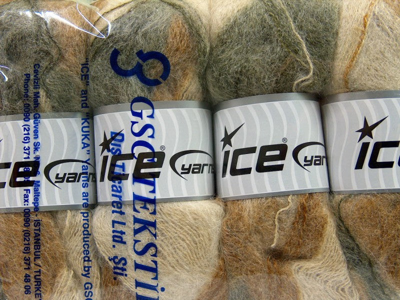 Bermuda Mohair Green Shades, Cream Sku:fnt2-35065