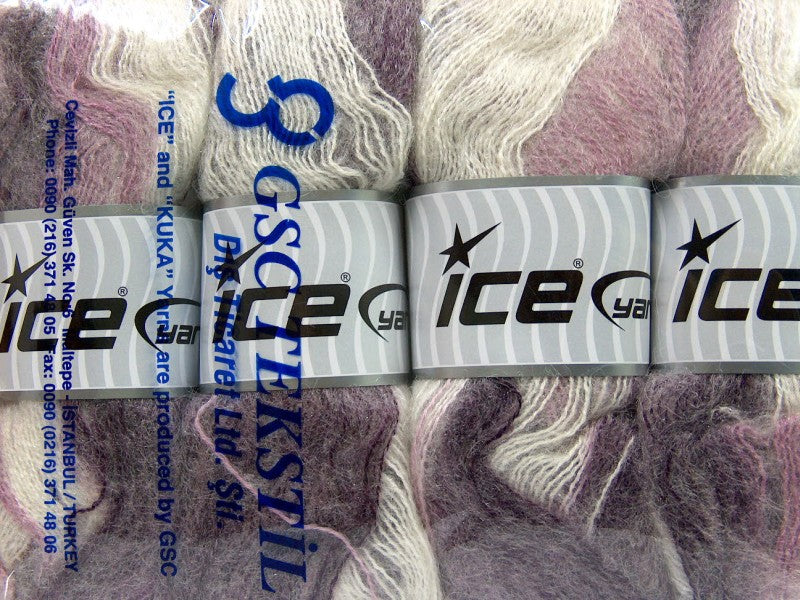 Bermuda Mohair Purple, Lilac, White fnt2-35071