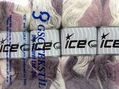 Bermuda Mohair Purple, Lilac, White fnt2-35071