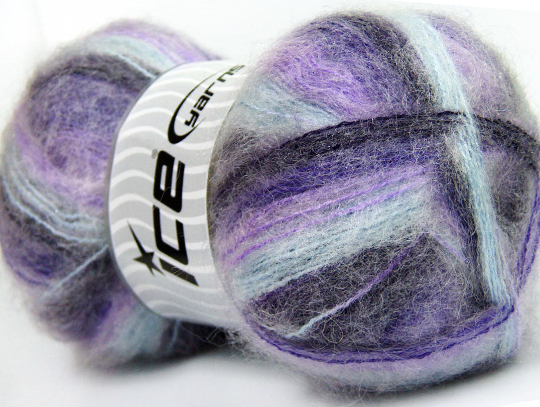 Bermuda Mohair Maroon, Purple, Lilac, Light Blue Sku:fnt2-35072