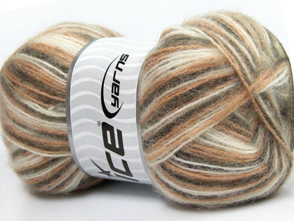 Angora Supreme Color Camel, Light Brown, Cream Sku:fnt2-35077