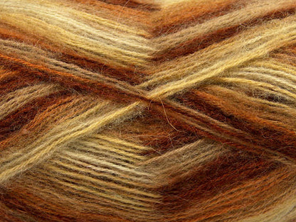 Angora Supreme Color Brown Shades, Yellow, White Sku:fnt2-35080