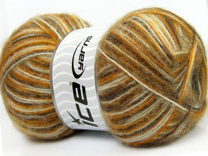 Angora Supreme Color Green, Orange, White Sku:fnt2-35081