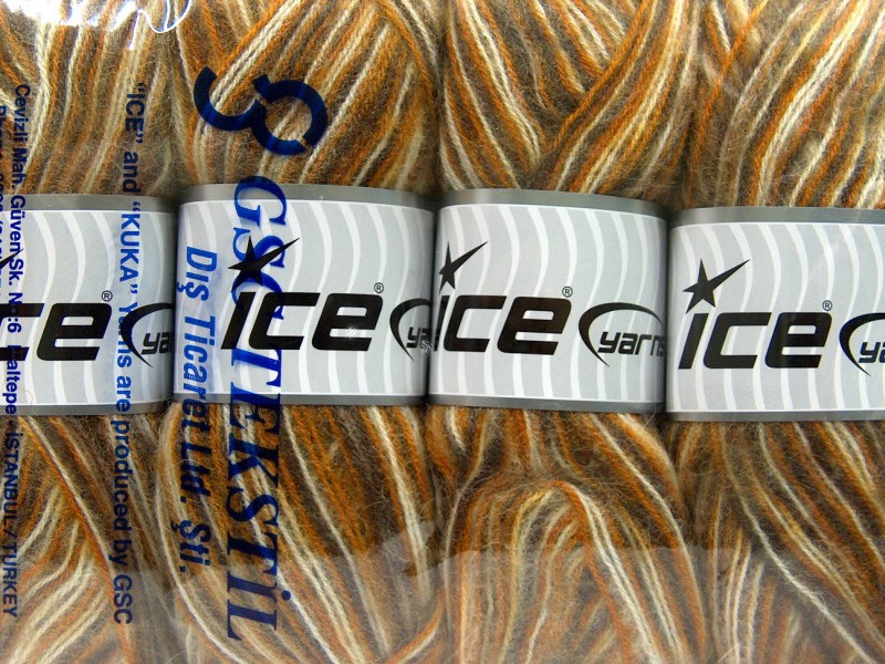 Angora Supreme Color Green, Orange, White Sku:fnt2-35081
