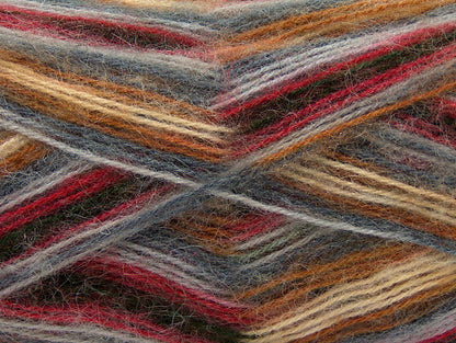 Angora Supreme Color Brown Shades, Grey Shades, Fuchsia Sku:fnt2-35082
