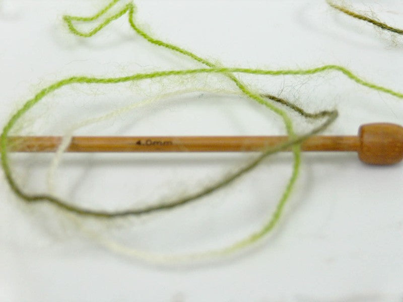 Angora Supreme Color Green Shades, White Sku:fnt2-35085