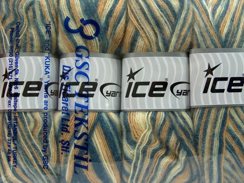 Angora Supreme Color Blue, Beige, Cream Sku:fnt2-35088