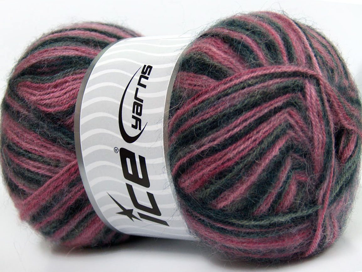 Angora Supreme Color Black, Grey, Pink Shades Sku:fnt2-35097