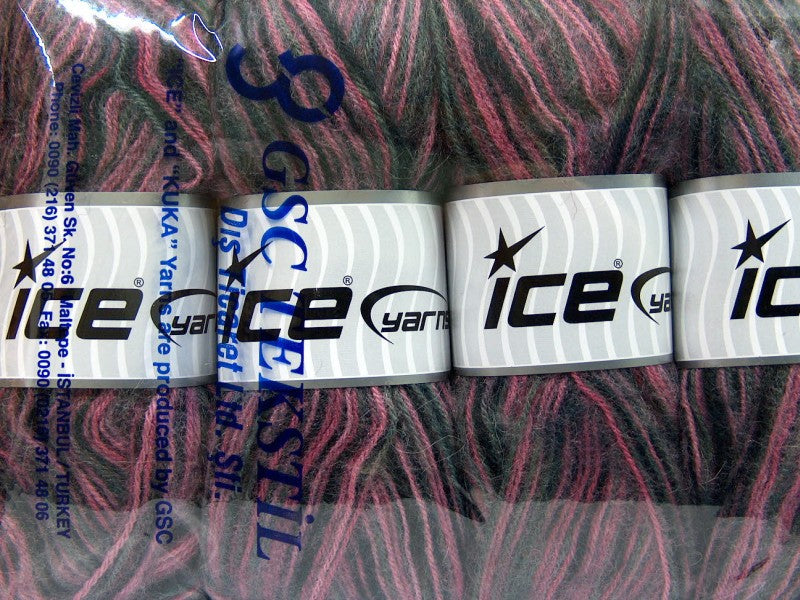 Angora Supreme Color Black, Grey, Pink Shades Sku:fnt2-35097