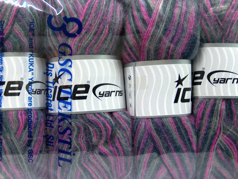 Angora Supreme Color Purple, Navy, Grey Sku:fnt2-35098