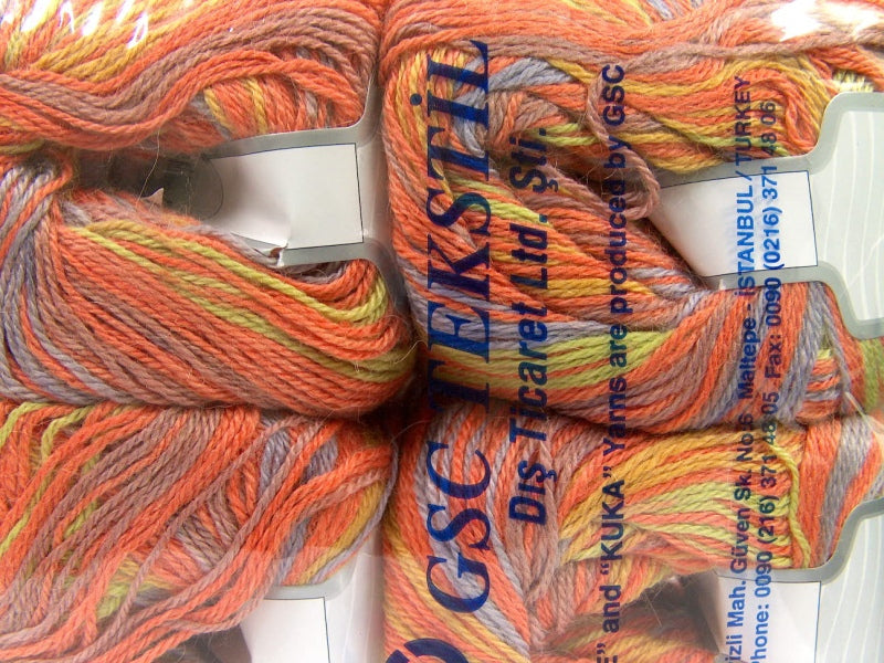 Alpaca Fine Magic Salmon, Lilac, Green, Yellow Sku:fnt2-36983