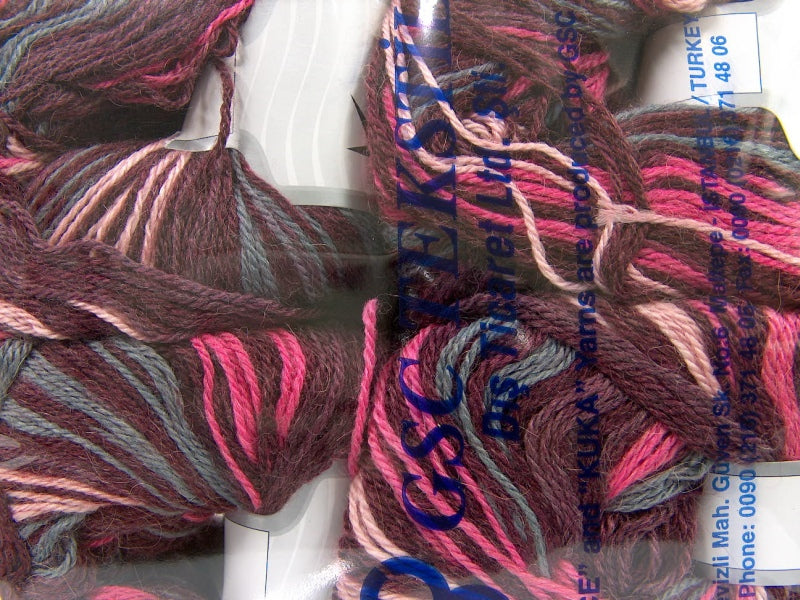Alpaca Fine Magic Maroon, Pink, Grey Sku:fnt2-36984