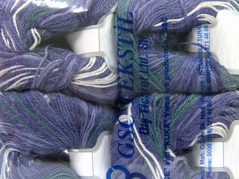 Alpaca Fine Magic Purple Shades, Dark Green Sku:fnt2-36985