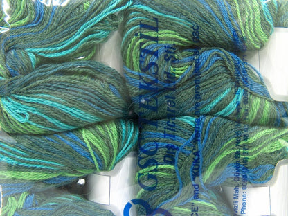 Alpaca Fine Magic Green Shades, Turquoise, Blue Sku:fnt2-36988