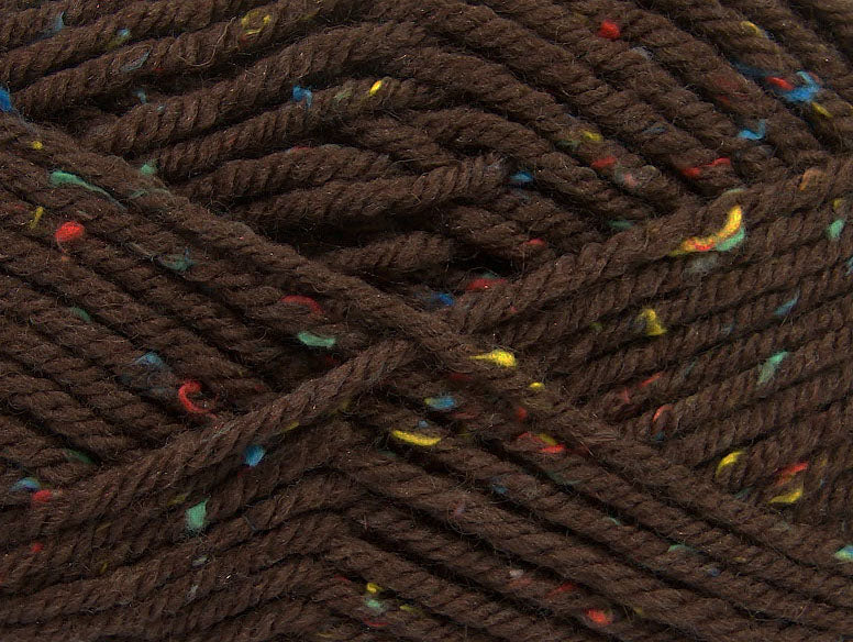 Wool Tweed Superbulky Brown Sku:fnt2-40836