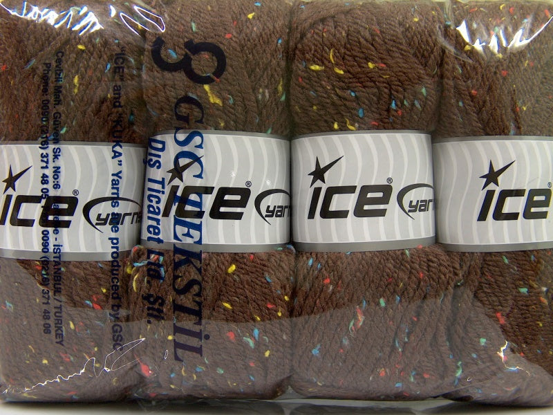 Wool Tweed Superbulky Brown Sku:fnt2-40836