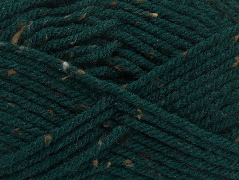 Wool Tweed Superbulky Dark Green Sku:fnt2-40838
