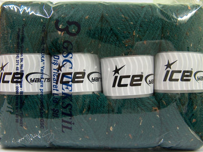 Wool Tweed Superbulky Dark Green Sku:fnt2-40838