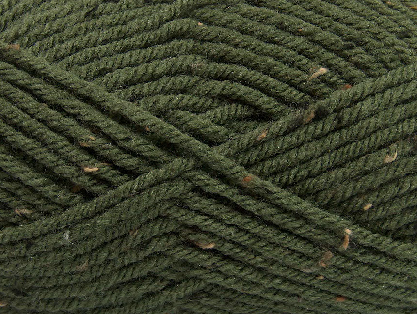 Wool Tweed Superbulky Dark Khaki Sku:fnt2-40839