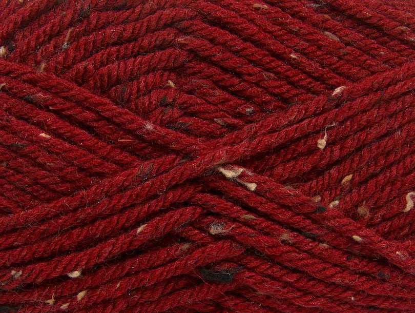 Wool Tweed Superbulky Dark Red Sku:fnt2-40840