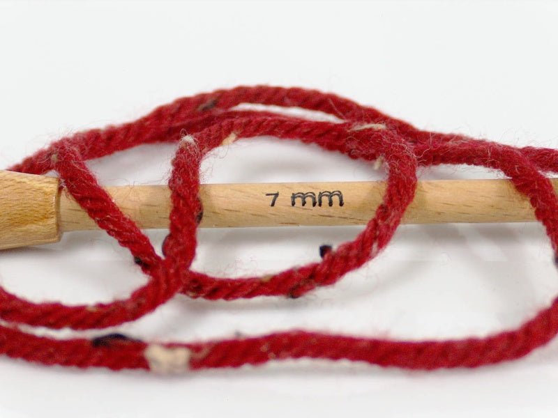 Wool Tweed Superbulky Dark Red Sku:fnt2-40840