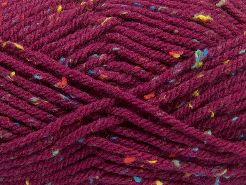 Wool Tweed Superbulky Burgundy Sku:fnt2-40843