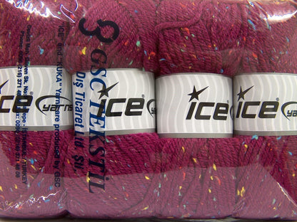 Wool Tweed Superbulky Burgundy Sku:fnt2-40843