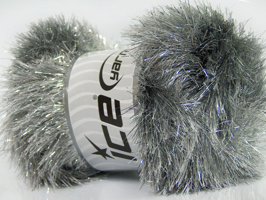 Eyelash Dazzle Grey, Silver Sku:fnt2-42255