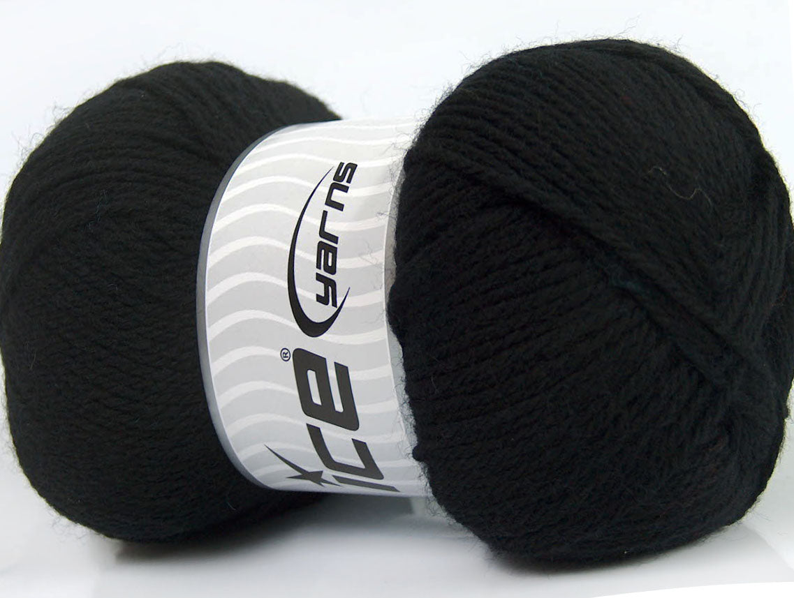 Virgin Wool Deluxe Black Sku:fnt2-42303