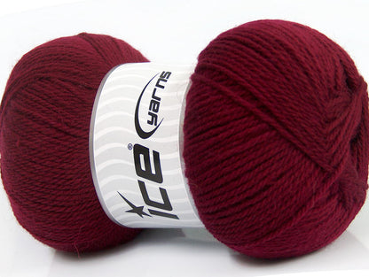 Virgin Wool Deluxe Burgundy Sku:fnt2-42309