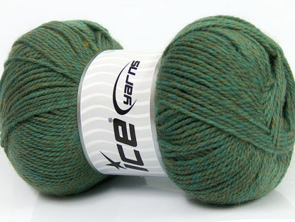 Virgin Wool Deluxe Khaki Melange fnt2-42313