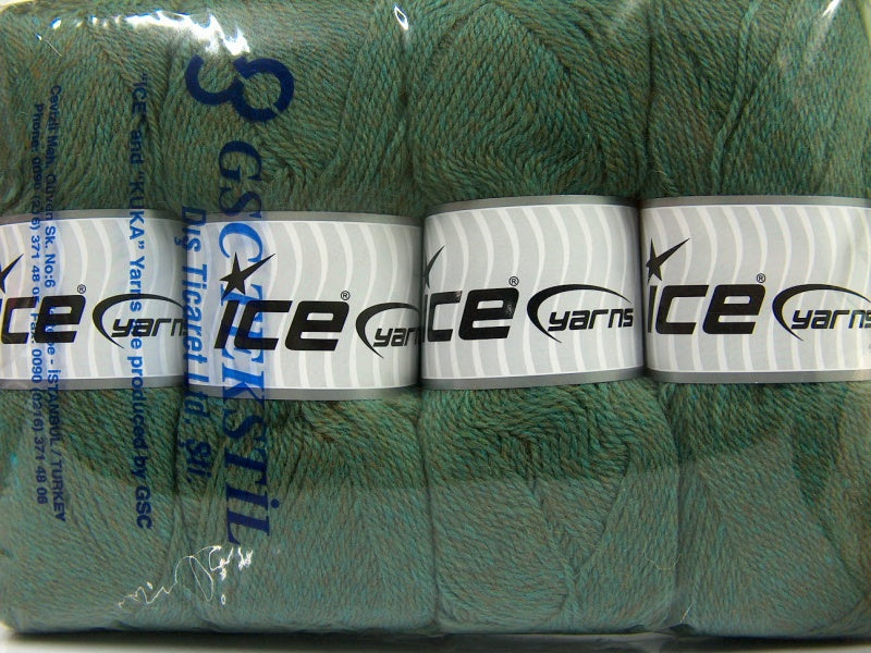 Virgin Wool Deluxe Khaki Melange fnt2-42313