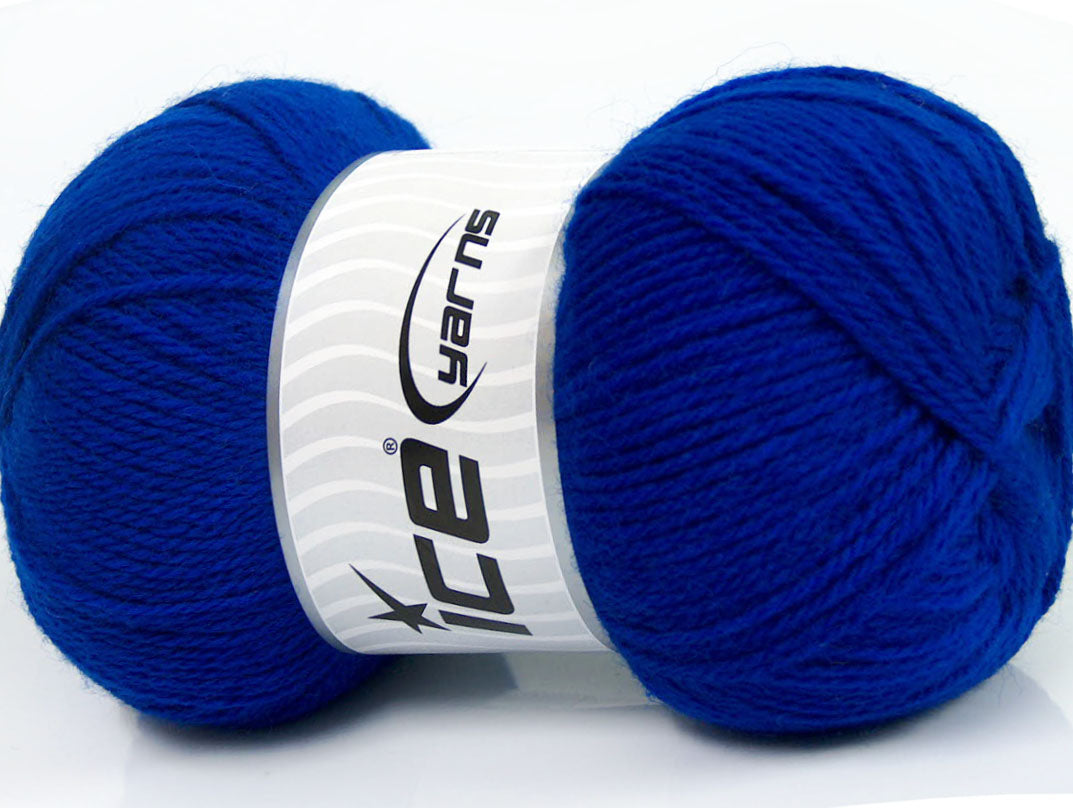 Virgin Wool Deluxe Bright Blue Sku:fnt2-42316
