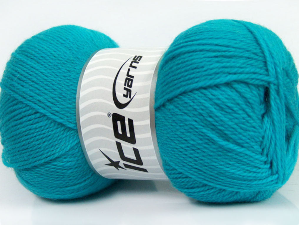 Virgin Wool Deluxe Turquoise Sku:fnt2-42318