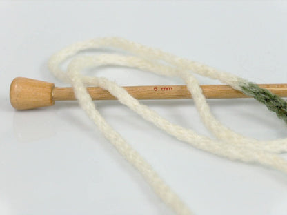 TubeWool Bulky Spots Cream, Burgundy, Khaki Sku:fnt2-42434