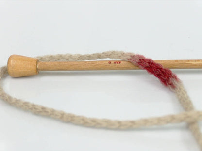 TubeWool Bulky Spots Camel, Brown, Cream Sku:fnt2-42436