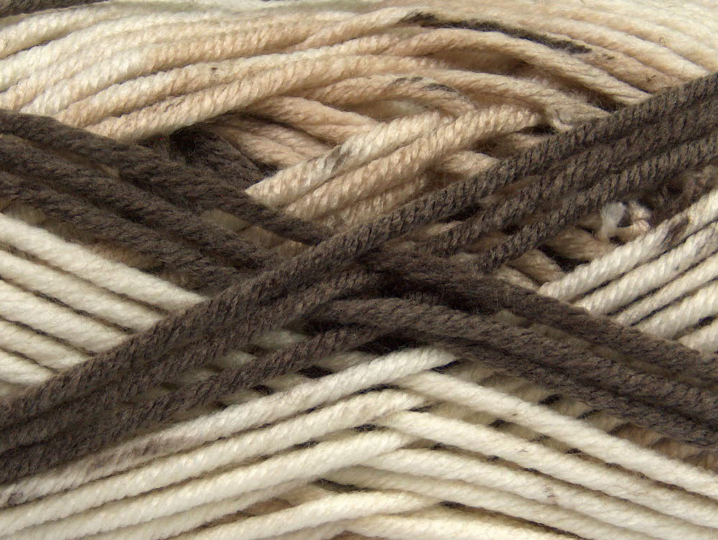 AntiPilling Color Bulky Cream, Brown Sku:fnt2-42500