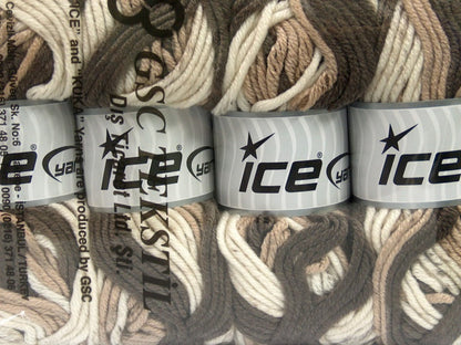 AntiPilling Color Bulky Cream, Brown Sku:fnt2-42500