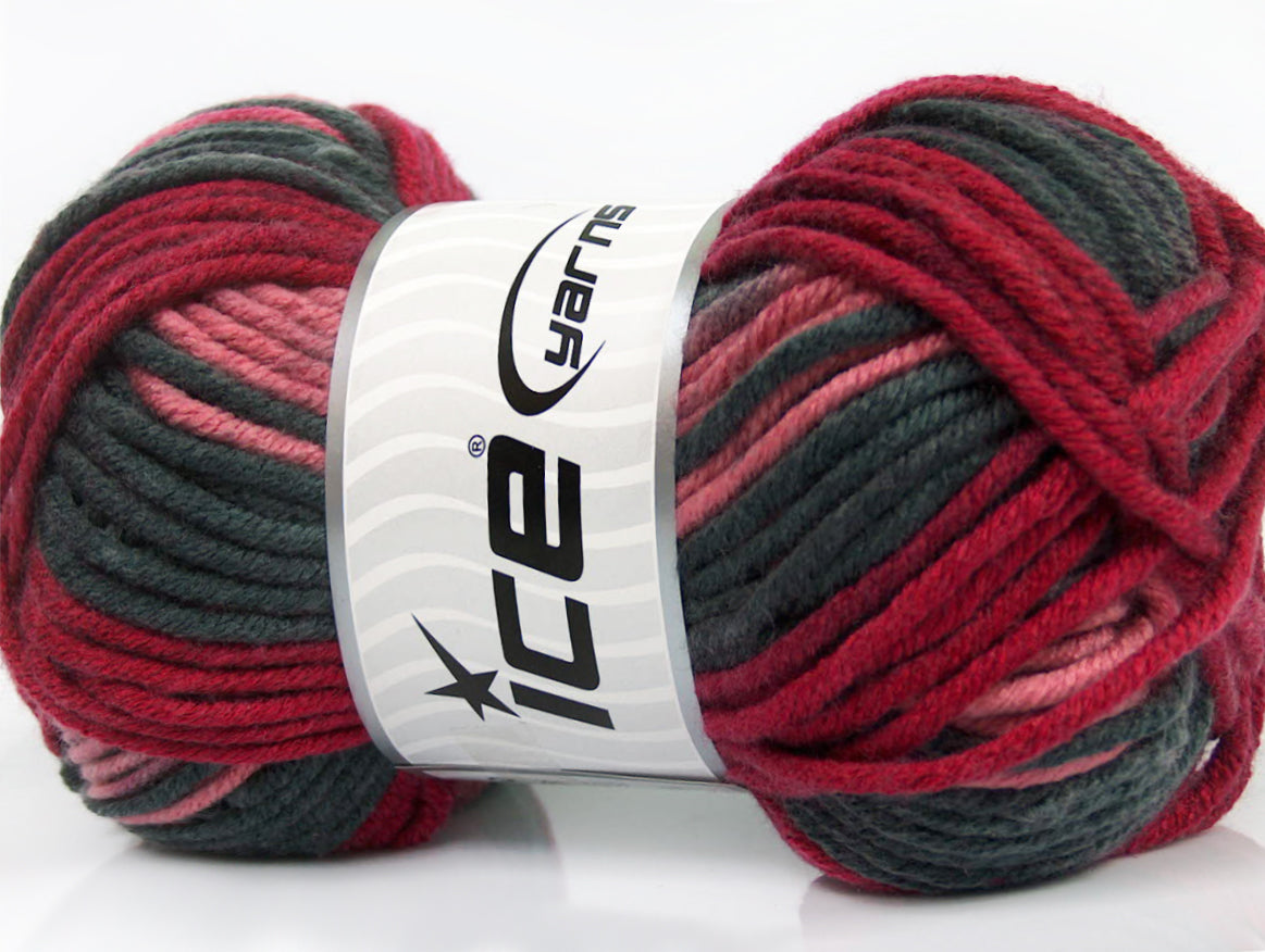 AntiPilling Color Bulky Grey, Burgundy, Pink Sku:fnt2-42503