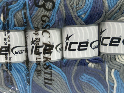 AntiPilling Color Bulky Blue, Grey, White, Purple Sku:fnt2-42504
