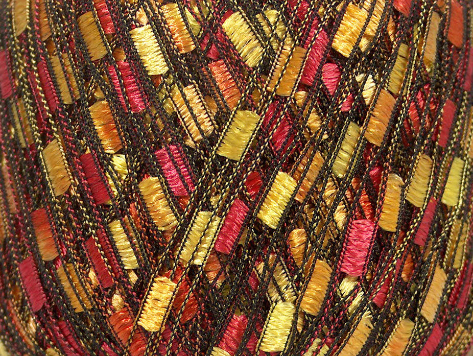 Ladder Red, Orange, Yellow Trellis Sku:fnt2-42718