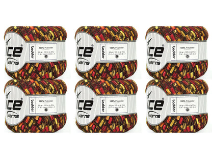 Ladder Red, Orange, Yellow Trellis Sku:fnt2-42718