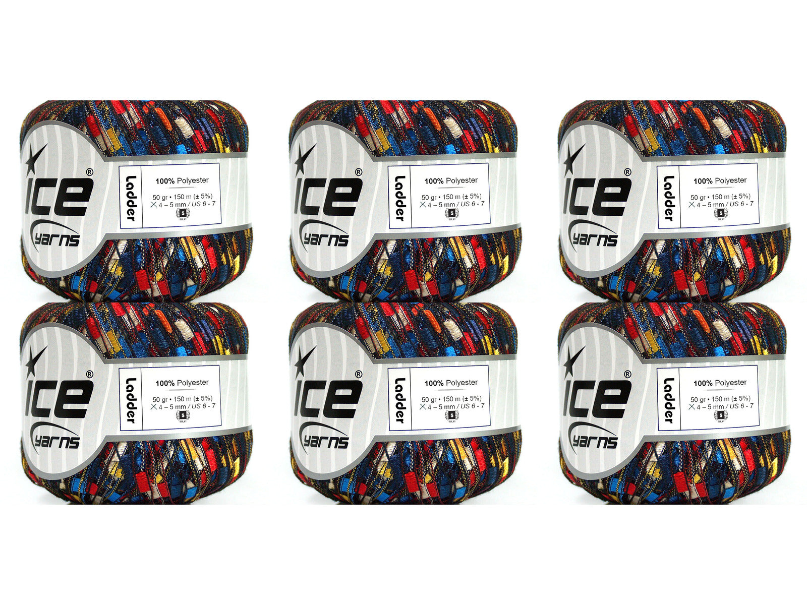 Ladder Red, Blue, Yellow, Navy, Gold, Orange Trellis Sku:fnt2-42721