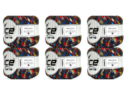 Ladder Red, Blue, Yellow, Navy, Gold, Orange Trellis Sku:fnt2-42721