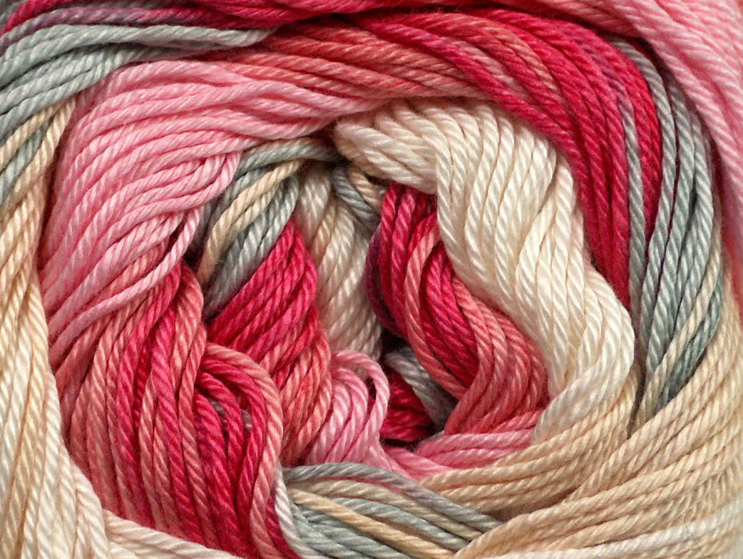 Camilla Cotton Magic Pink Shades, Grey, Cream Sku:fnt2-44694