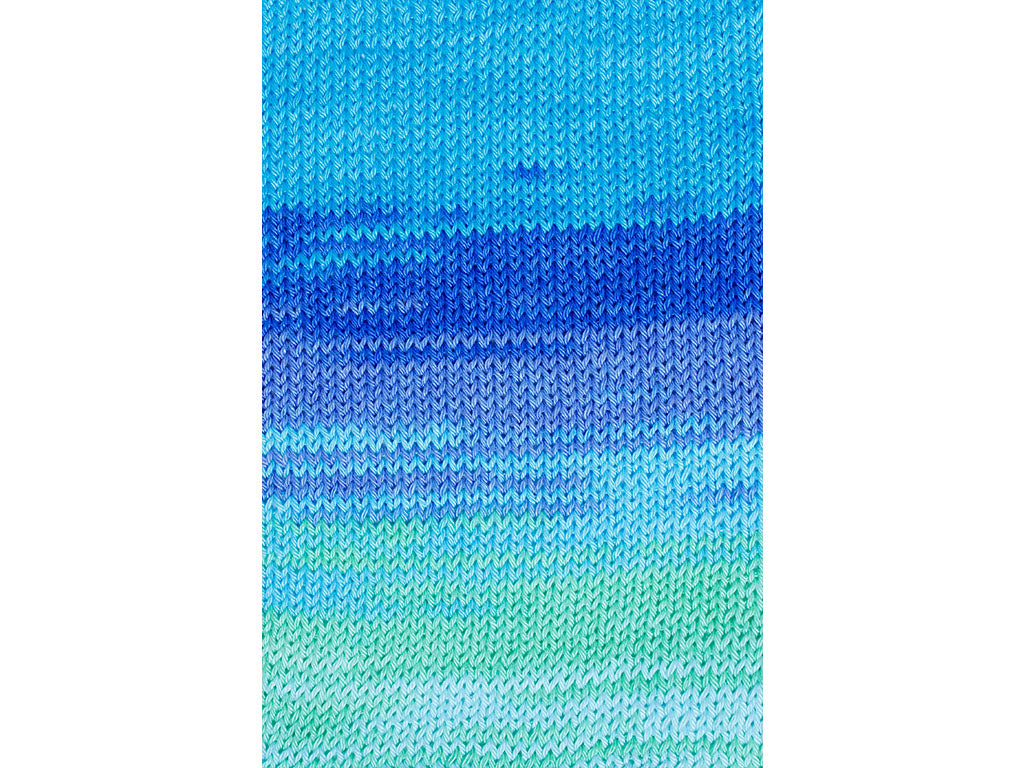 Camilla Cotton Magic Blue Shades, Turquoise, Green, Lilac Sku:fnt2-44695