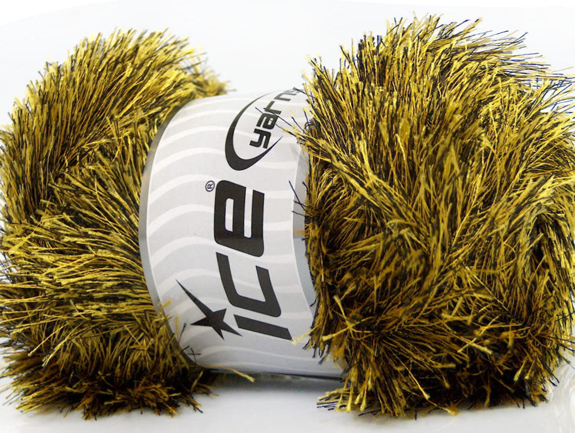Eyelash 100gr Yellow, Black Sku:fnt2-44923