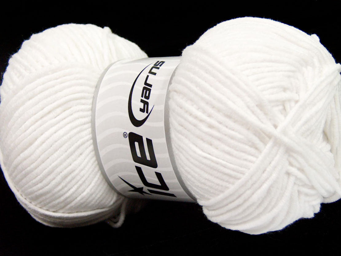 Lorena Worsted White Sku:fnt2-45138