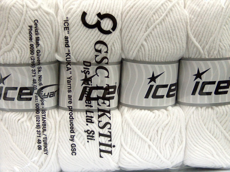 Lorena Worsted White Sku:fnt2-45138